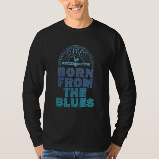 Sun Records Geboren uit de Blues T-shirt (Voorkant)