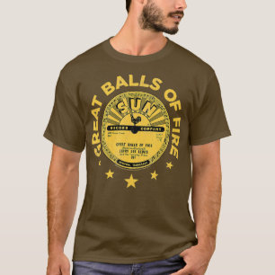 Sun Records Jerry Lee Lewis Great Balls of Fire T-shirt