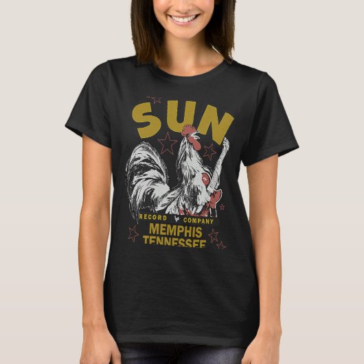 Sun Records Rockabilly Rooster T-shirt (Voorkant)