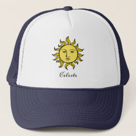 Sun Retro Magic  Personalized Celestial Trucker Pet