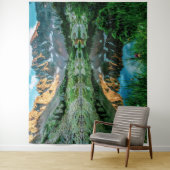 Sun Ridge Lake Reflection // Wilde Flowers Wandkleed (In situ)