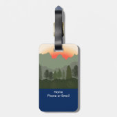 Sun Rise Bagagelabel (Achterkant verticaal)