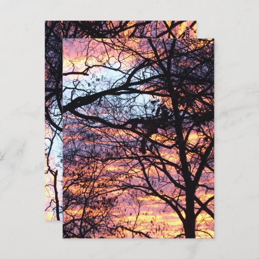 Sun Rise Briefkaart (Voorkant / Achterkant)