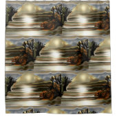 Sun Rise on the Desert Southwestern Abstract Art Douchegordijn (Voorkant)