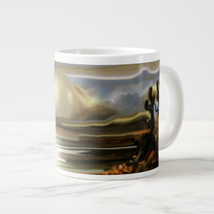 Sun Rise on the Desert Southwestern Abstract Art Grote Koffiekop