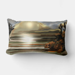 Sun Rise on the Desert Southwestern Abstract Art Kussen