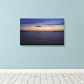 Sun Rise op Calcite Canvas Afdruk (Insitu (Houten vloer))