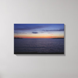 Sun Rise op Calcite Canvas Afdruk