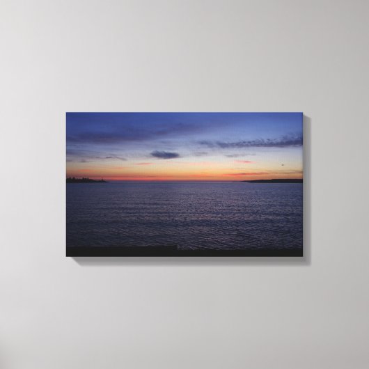 Sun Rise op Calcite Canvas Afdruk (Voorkant)