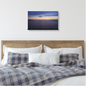 Sun Rise op Calcite Canvas Afdruk (Insitu (Slaapkamer))