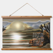 Sun Rise op de Desert Zuidwest Abstract Hangend Wandkleed (Voorkant)