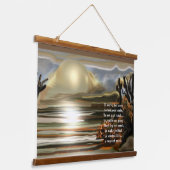 Sun Rise op de Desert Zuidwest Abstract Hangend Wandkleed (Gebogen)