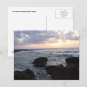 Sun Rise op de Riviera Maya Briefkaart (Voorkant / Achterkant)