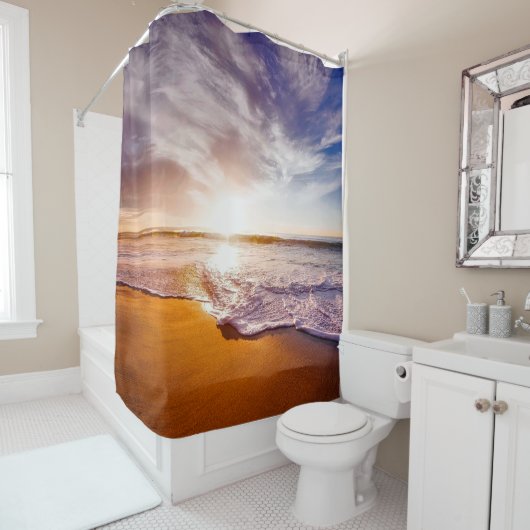 Sun Rise Scene Shower Curtain Douchegordijn (In situ)