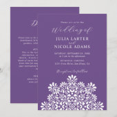 Sun Rising Boho Rustic Floral Mandala Wedding Kaart (Voorkant / Achterkant)