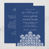 Sun Rising Boho Rustic Floral Mandala Wedding Kaart (Voorkant / Achterkant)