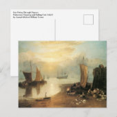 Sun Rising through Vapor door Joseph Turner Briefkaart (Voorkant / Achterkant)