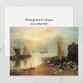 Sun Rising through Vapor door Joseph Turner Kaart (Voorkant / Achterkant)