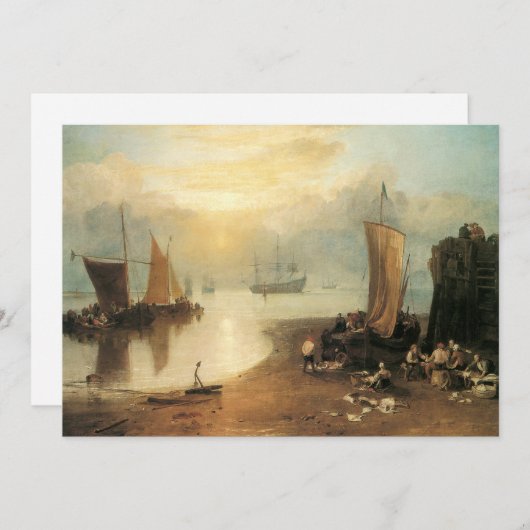 Sun Rising through Vapor door Joseph Turner Kaart (Voorkant / Achterkant)