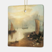 Sun Rising through Vapor door Joseph Turner Keramisch Ornament (Links)
