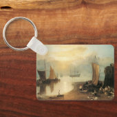 Sun Rising through Vapor door Joseph Turner Sleutelhanger (Achterkant)