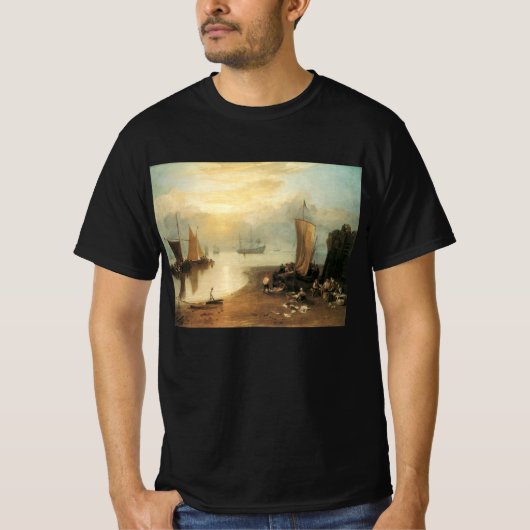 Sun Rising through Vapor door Joseph Turner T-shirt (Voorkant)