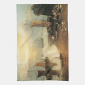 Sun Rising through Vapor door Joseph Turner Theedoek (Verticaal)