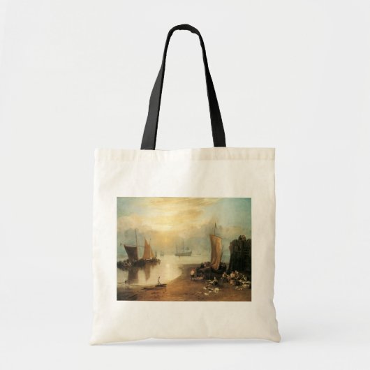 Sun Rising through Vapor door Joseph Turner Tote Bag (Voorkant)
