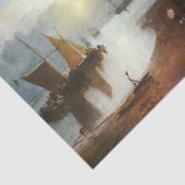 Sun Rising Through Vapor Fishermen, J.M.W. Turner Tissuepapier (Detail)