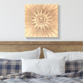 Sun | Robert Fludd | Canvas Afdruk (Insitu (Slaapkamer))