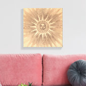 Sun | Robert Fludd | Canvas Afdruk (Insitu (Woonkamer))