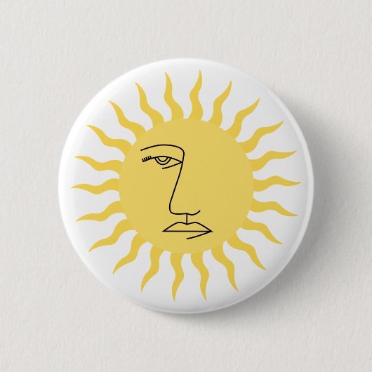 Sun Ronde Button 5,7 Cm (Voorkant)