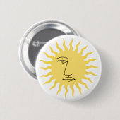 Sun Ronde Button 5,7 Cm (Voorkant /achterkant)