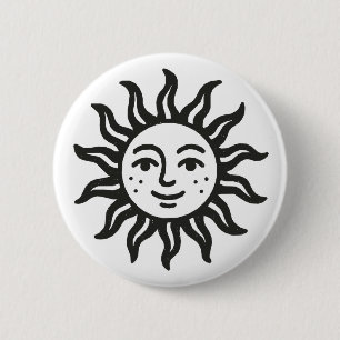 Sun Ronde Button 5,7 Cm