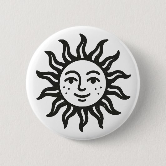 Sun Ronde Button 5,7 Cm (Voorkant)