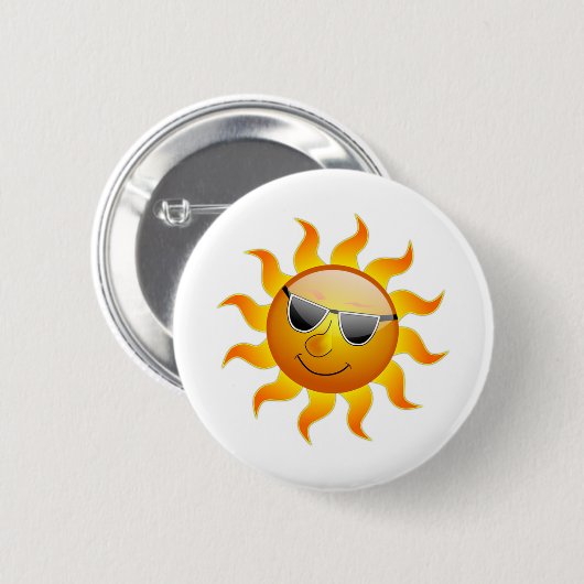 Sun 🌞 ronde button 5,7 cm (Voorkant /achterkant)