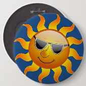 SUN RONDE BUTTON 6,0 CM (Voorkant /achterkant)