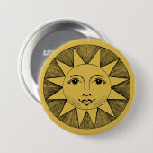 Sun Ronde Button 7,6 Cm (Voorkant /achterkant)