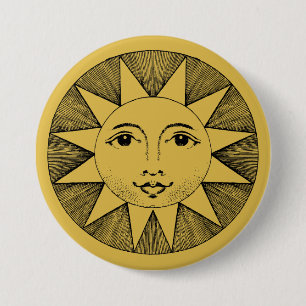 Sun Ronde Button 7,6 Cm