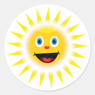 Sun Ronde Sticker