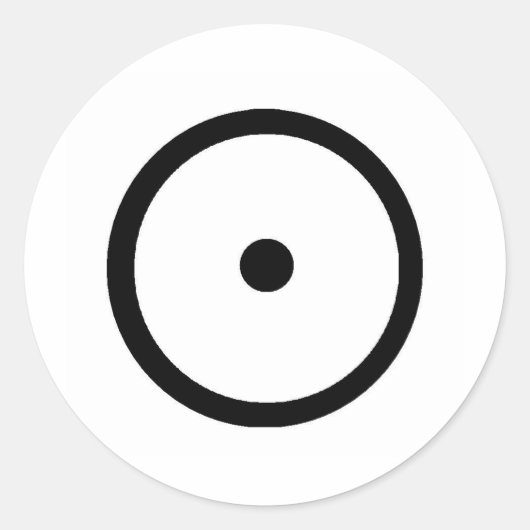 SUN RONDE STICKER (Voorkant)