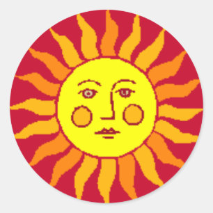 Sun Ronde Sticker