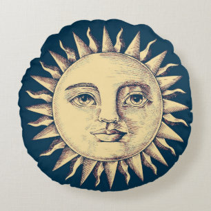 Sun Round Pillow Rond Kussen