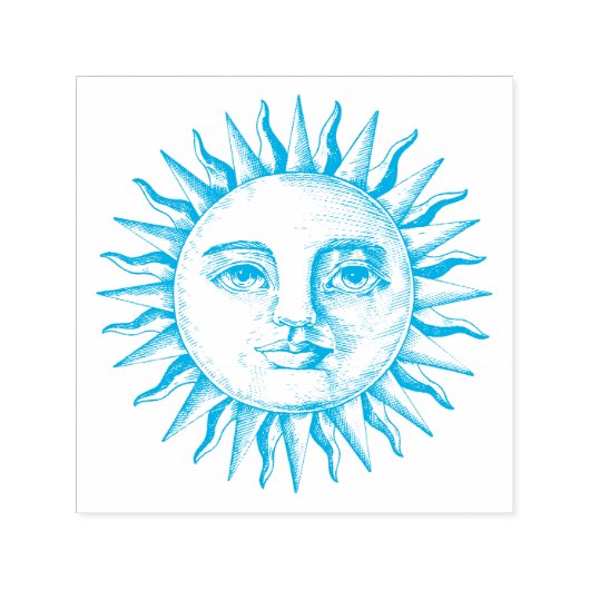  SUN RUBBER STAMP  ZELFINKTENDE STEMPEL (Design)