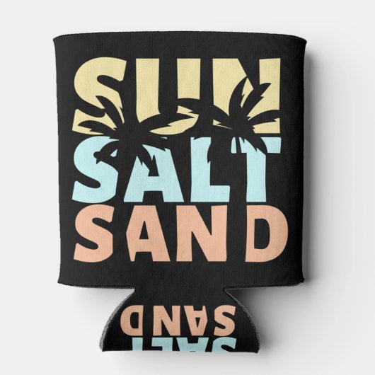 Sun Salt Sand Beach Summer Blikjeskoeler (Achterkant)