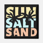 Sun Salt Sand Beach Summer Magneet (Voorkant)