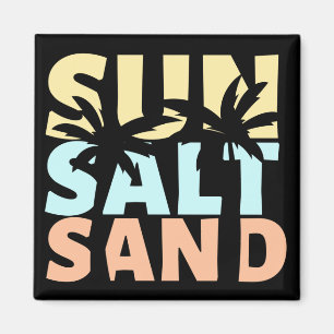 Sun Salt Sand Beach Summer Magneet