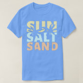 Sun Salt Sand Beach Summer T-shirt (Design voorkant)