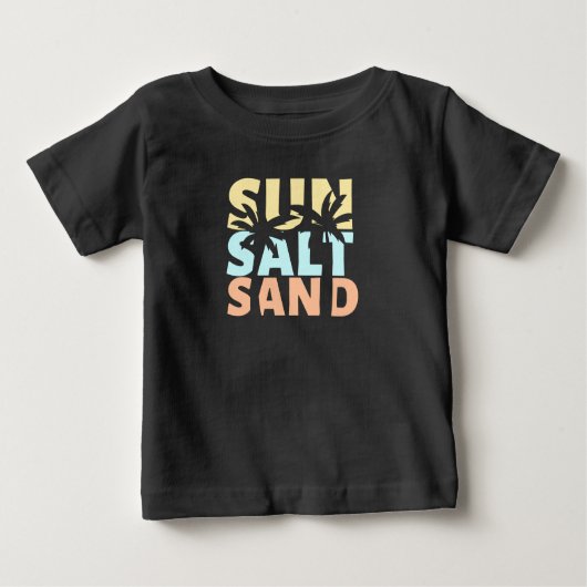 Sun Salt Sand Beach Summer T-Shirt (Voorkant)