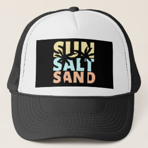 Sun Salt Sand Beach Summer Trucker Pet